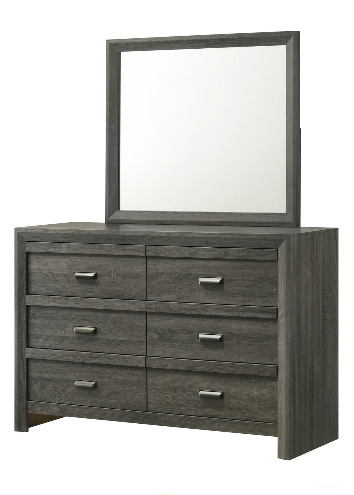 Valor Grey Chevron Panel Bedroom Set