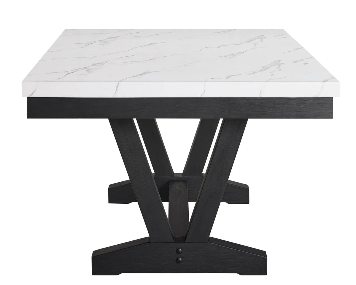 Varley Genuine Marble Top Dining Table