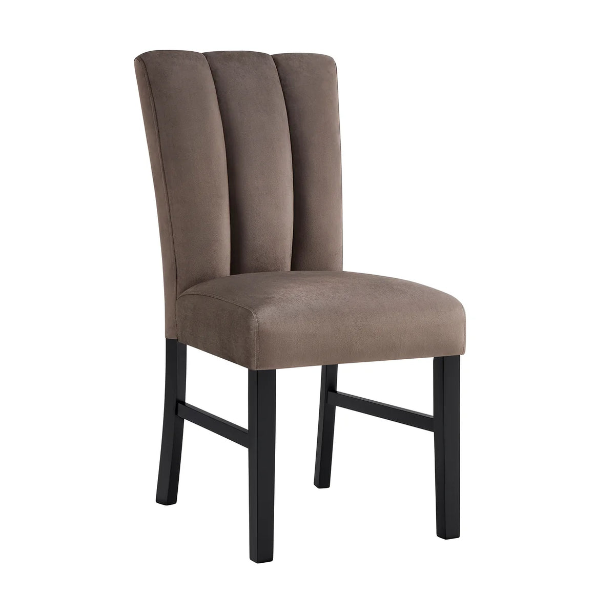 Vega Veined-Top Dining Set with Upholstered Chairs