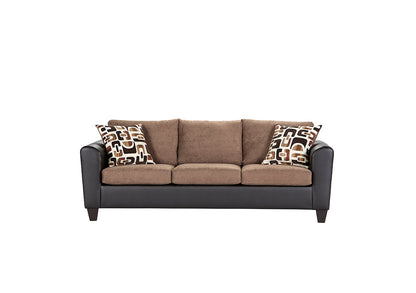 Journey Contemporary Sofa & Loveseat Set – Modern Two-Tone Upholstery
