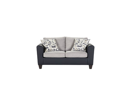 Journey Contemporary Sofa & Loveseat Set – Modern Two-Tone Upholstery