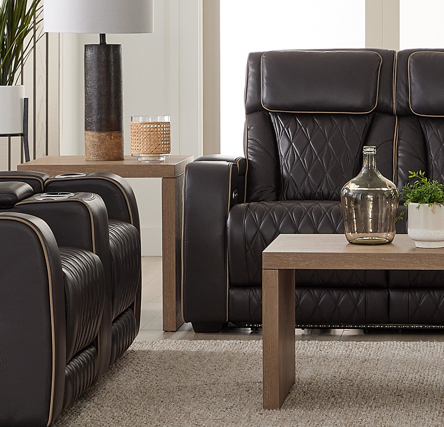 Shire Leather Power Reclining Sofa Set | Heated Seats & Zero Gravity