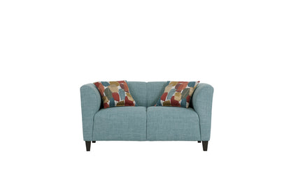 Bria Sofa & Loveseat Set – Modern Curved-Arm Living Room Collection