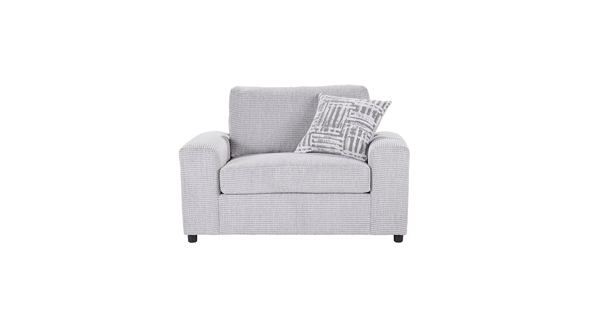 Jack Sofa & Loveseat Set – Modern Textured Fabric Living Room Collection