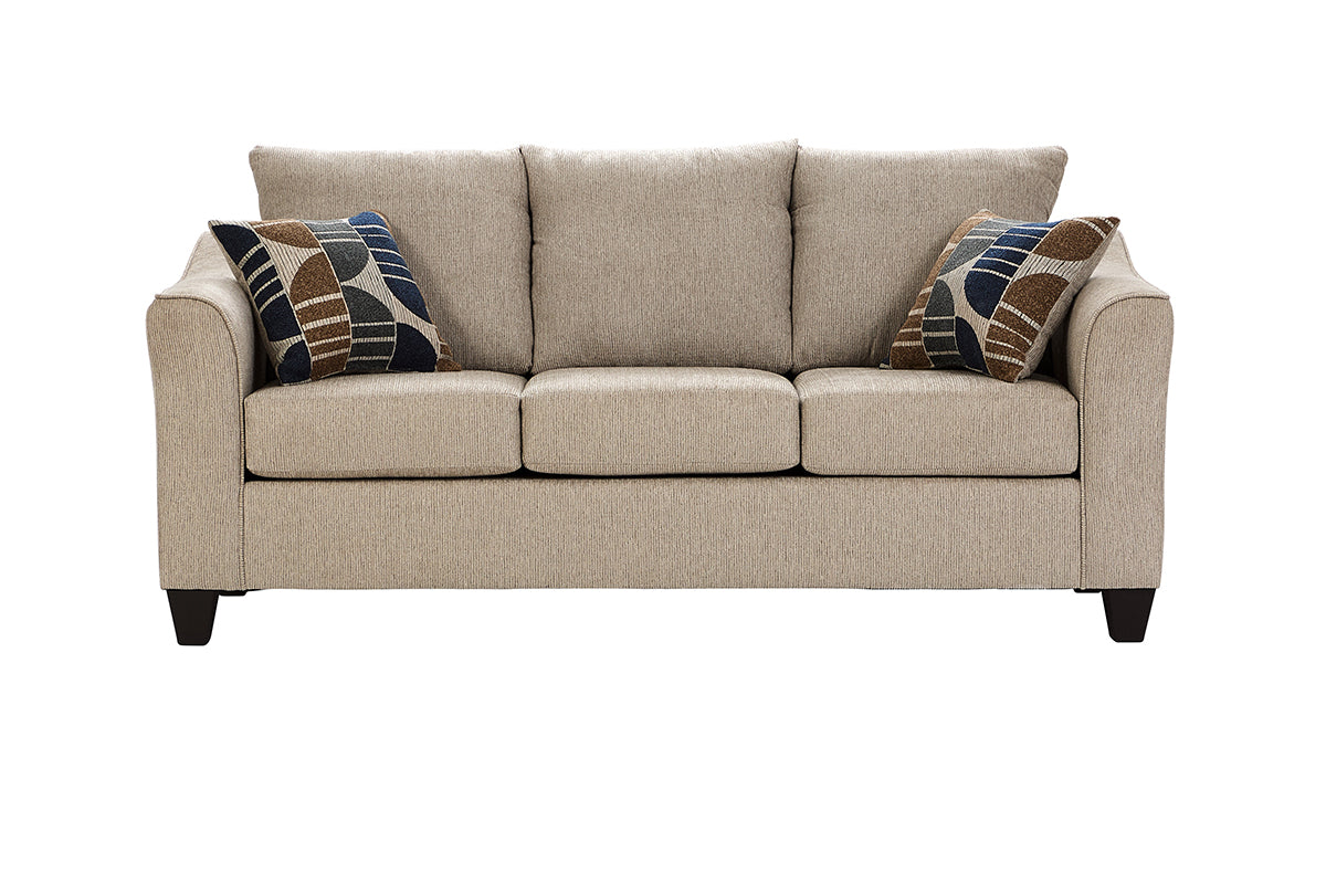 Becker Sofa & Loveseat Set – Modern Fabric Living Room Collection