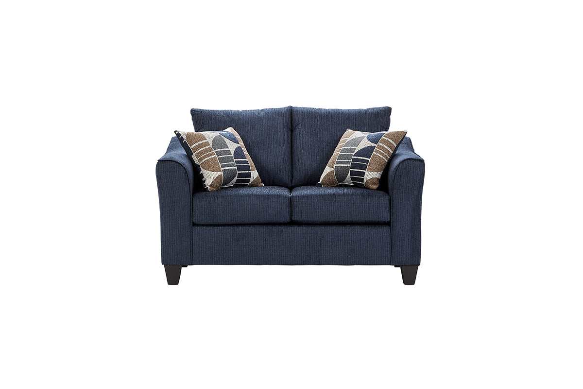 Becker Sofa & Loveseat Set – Modern Fabric Living Room Collection