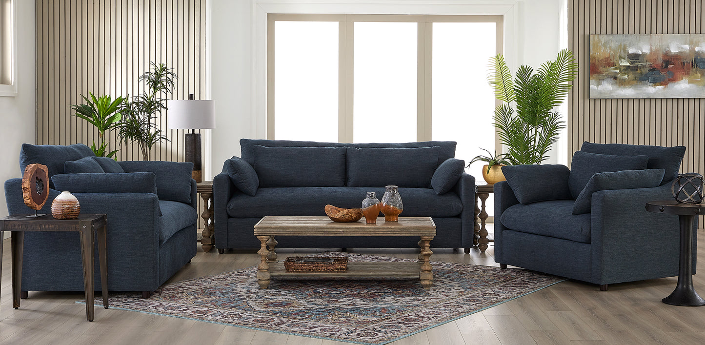 Lilou Modern Deep-Seat Sofa & Loveseat Set – Plush Comfort Design