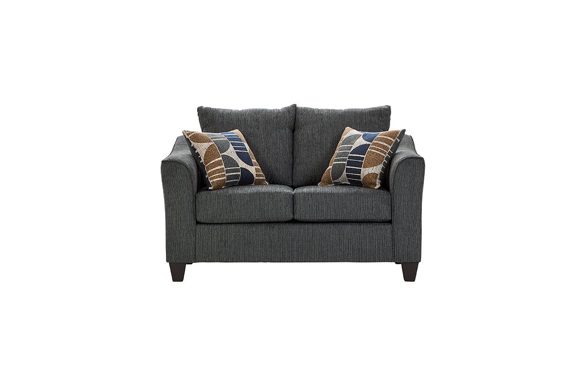 Becker Sofa & Loveseat Set – Modern Fabric Living Room Collection