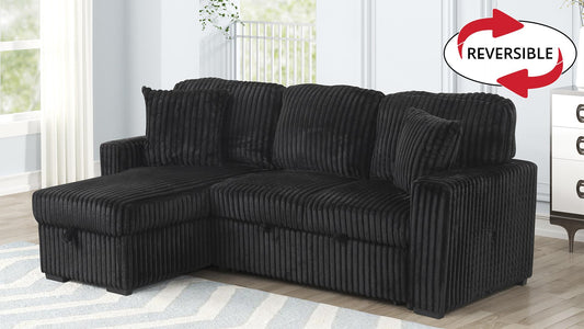 Midnite Plush Sleeper Sectional