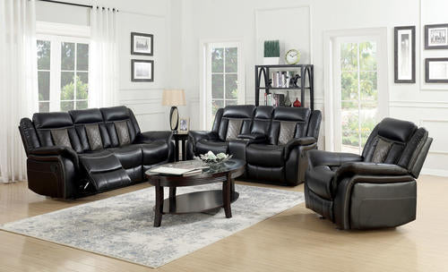 Nash 2-Tone Recliner Sofa Set