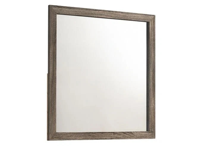 Millie Grey Wood-Frame Dresser Mirror
