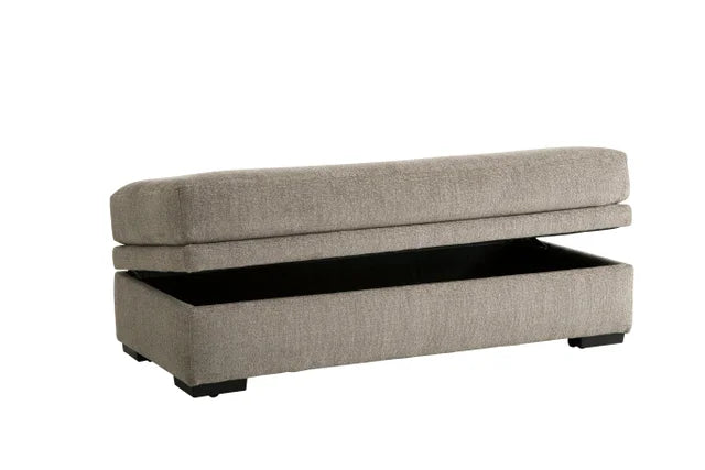 Bri Pewter Double Chaise Sectional – Contemporary Sectional